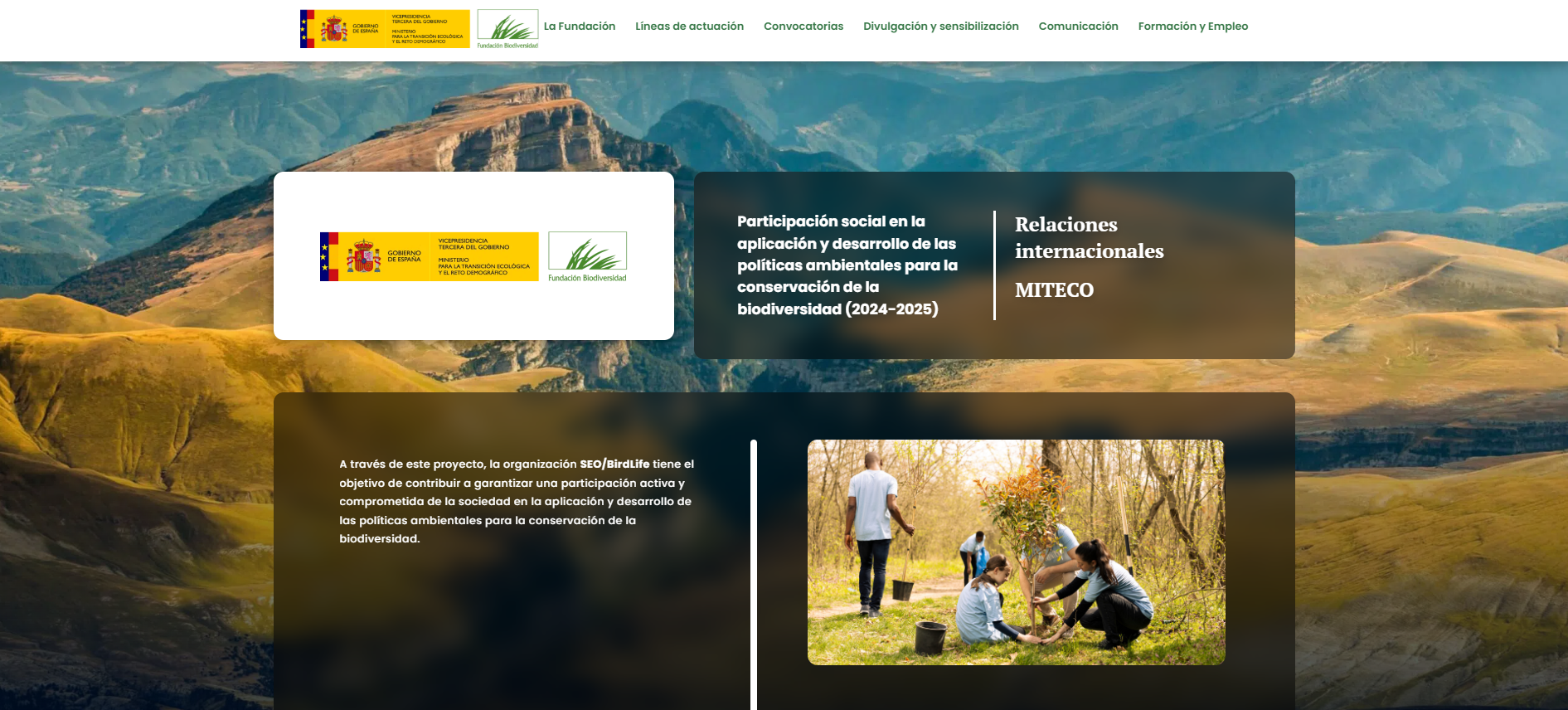 Participación social en la aplicación y desarrollo de las políticas ambientales para la conservación de la biodiversidad (2024-2025)