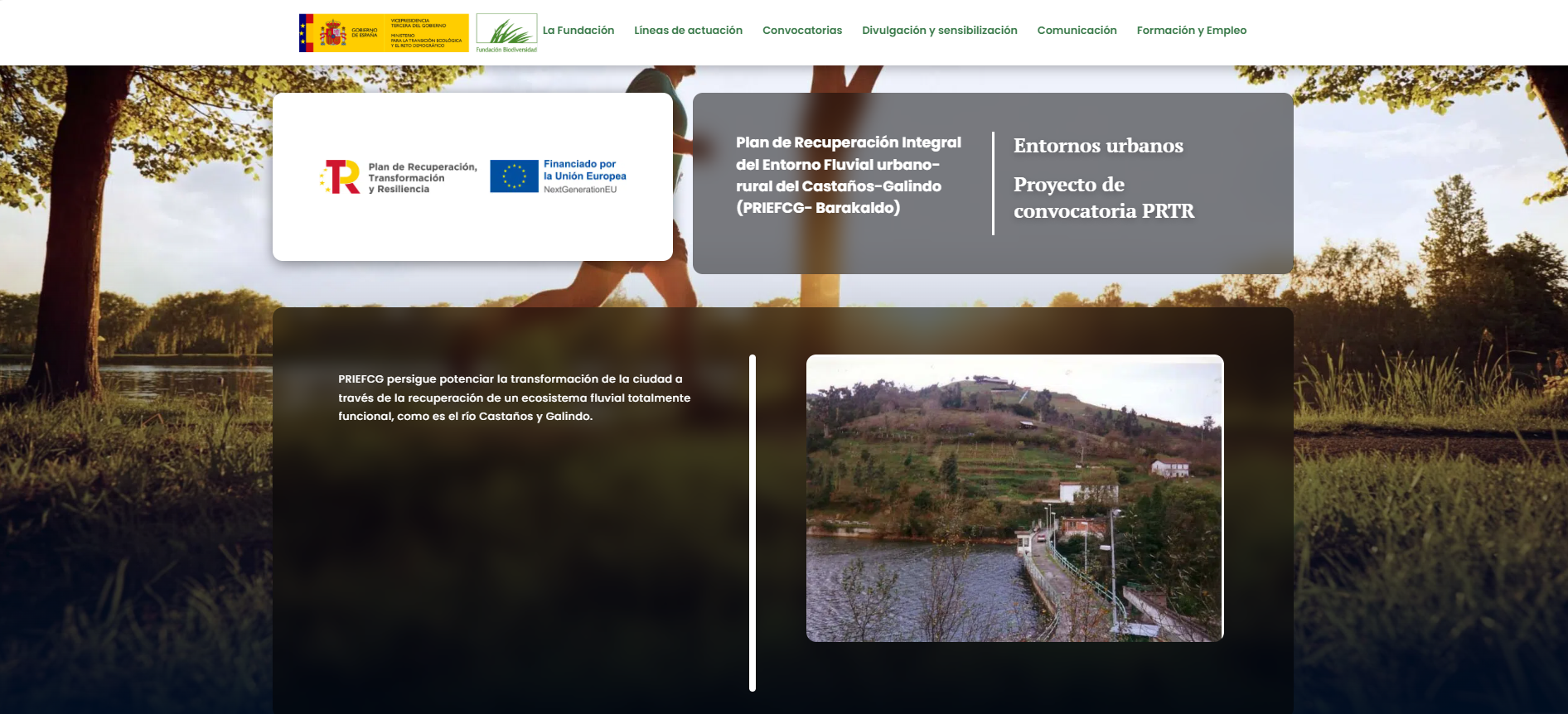 Plan de Recuperación Integral del Entorno Fluvial urbano-rural del Castaños-Galindo (PRIEFCG- Barakaldo)