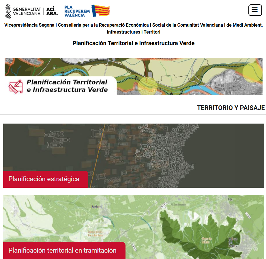 Planeamiento territorial e infraestructuras