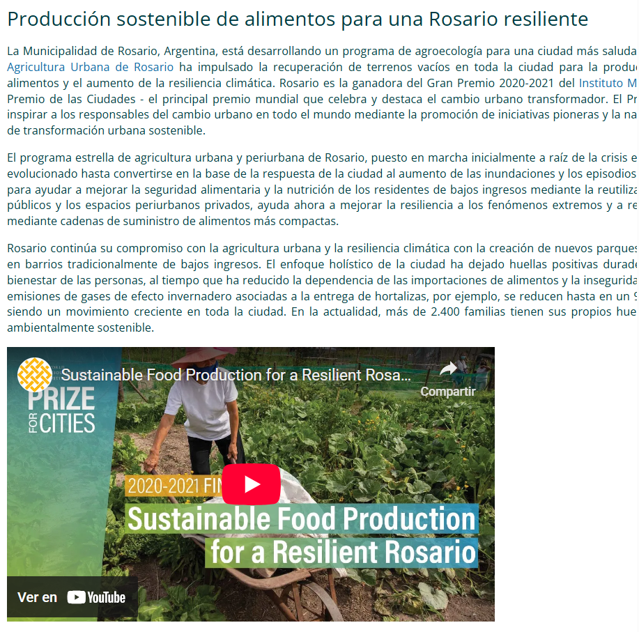 Centro de conocimientos sobre agroecología