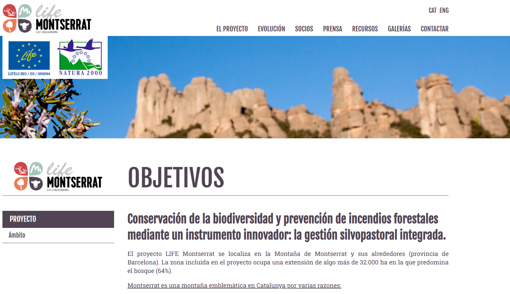 Conservación de la biodiversidad y prevención de incendios forestales mediante un instrumento innovador: la gestión ambiental integrada.