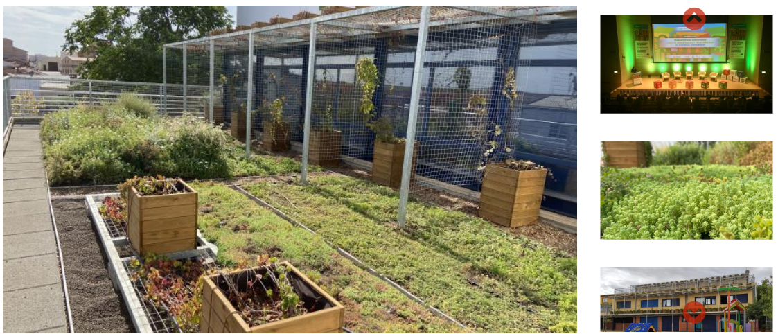 LIFE myBUILDINGisGREEN - Soluciones basadas en la Naturaleza en escuelas: una solución verde para adaptar los edificios al cambio climático en Solana de los Barros, Extremadura