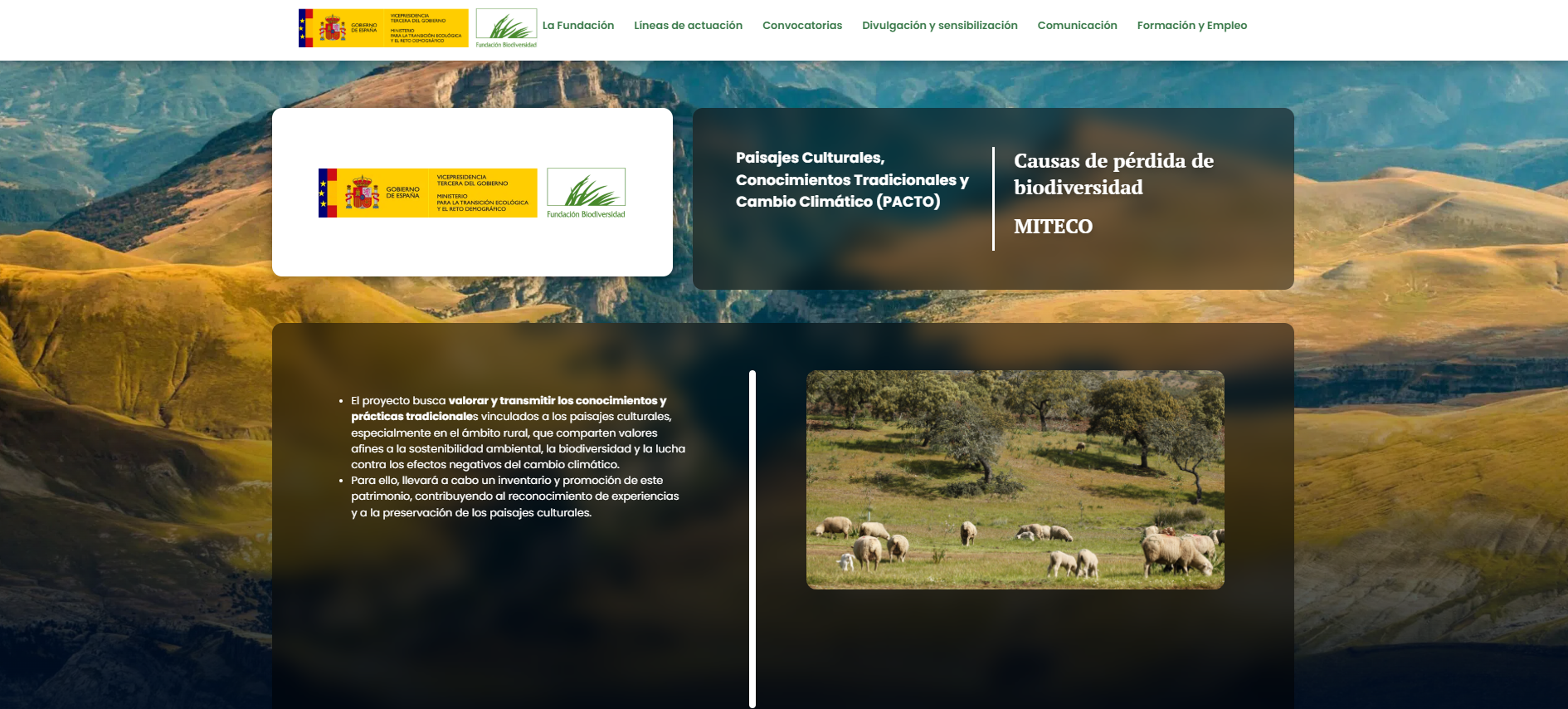 Paisajes Culturales, Conocimientos Tradicionales y Cambio Climático (PACTO)