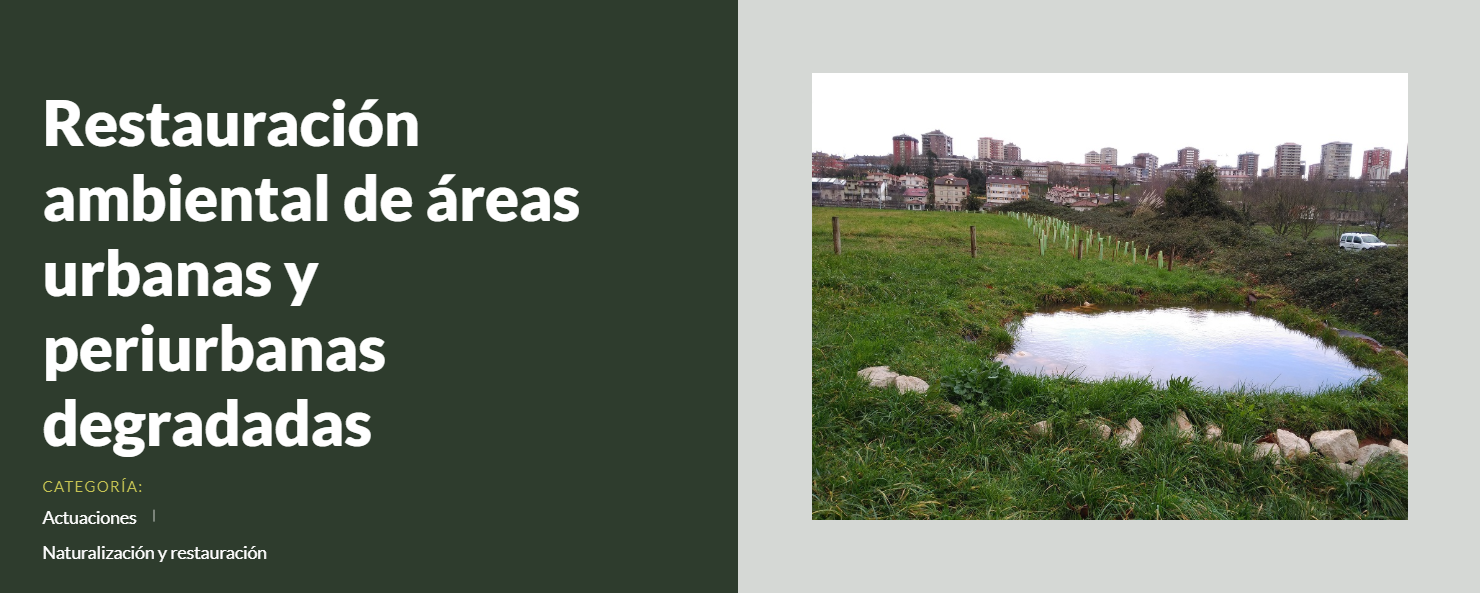 Restauración de areas urbanas y periurbanas degradadas